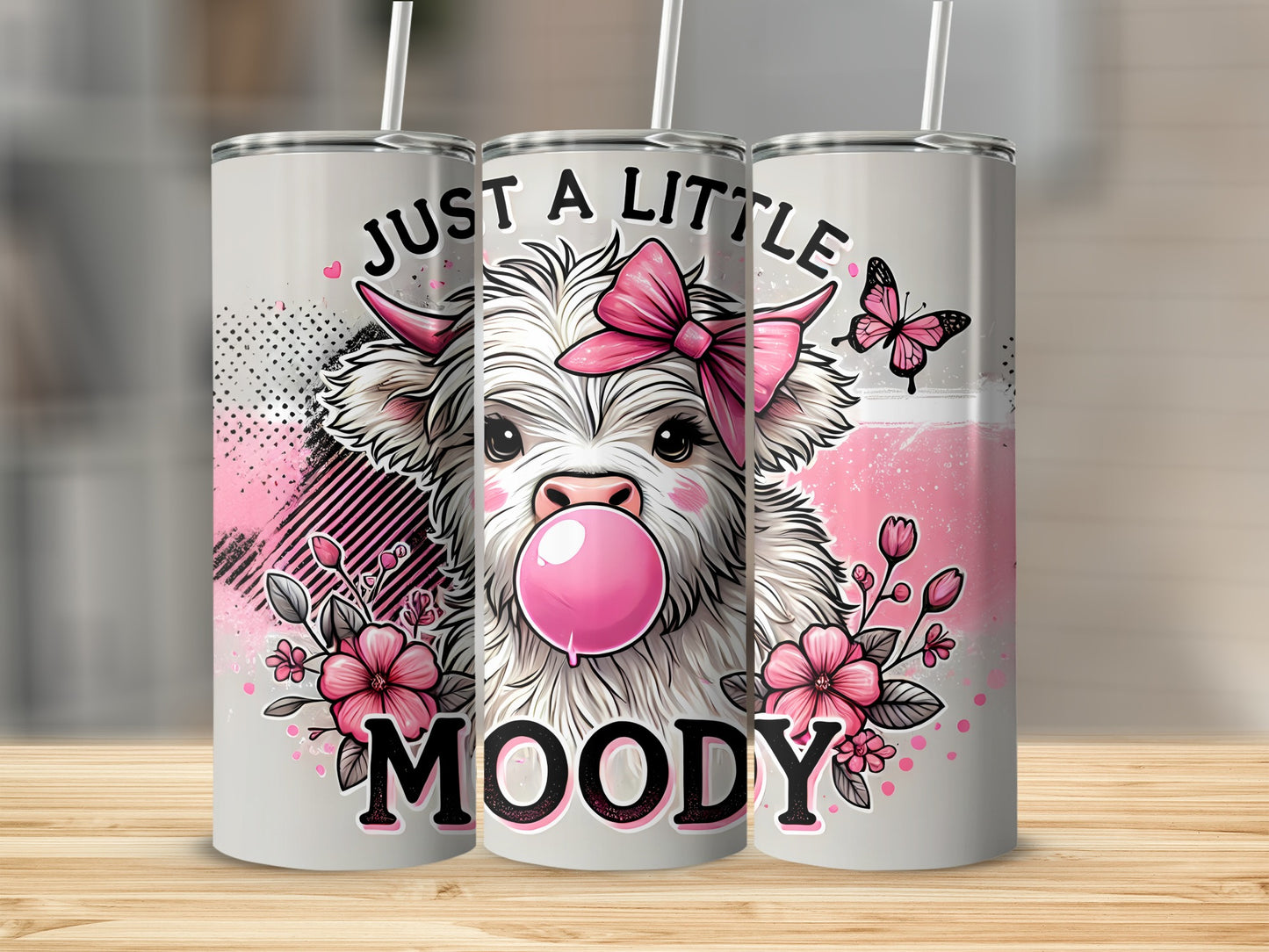 Just A Little Moody Fluffy Animal Bubblegum Tumbler product type