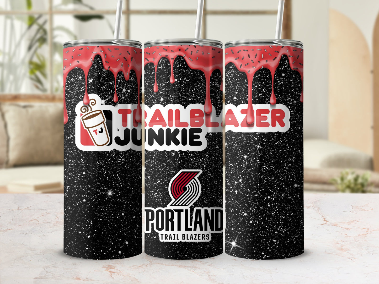 Trail Blazer Junkie Portland Trail Blazers tumbler