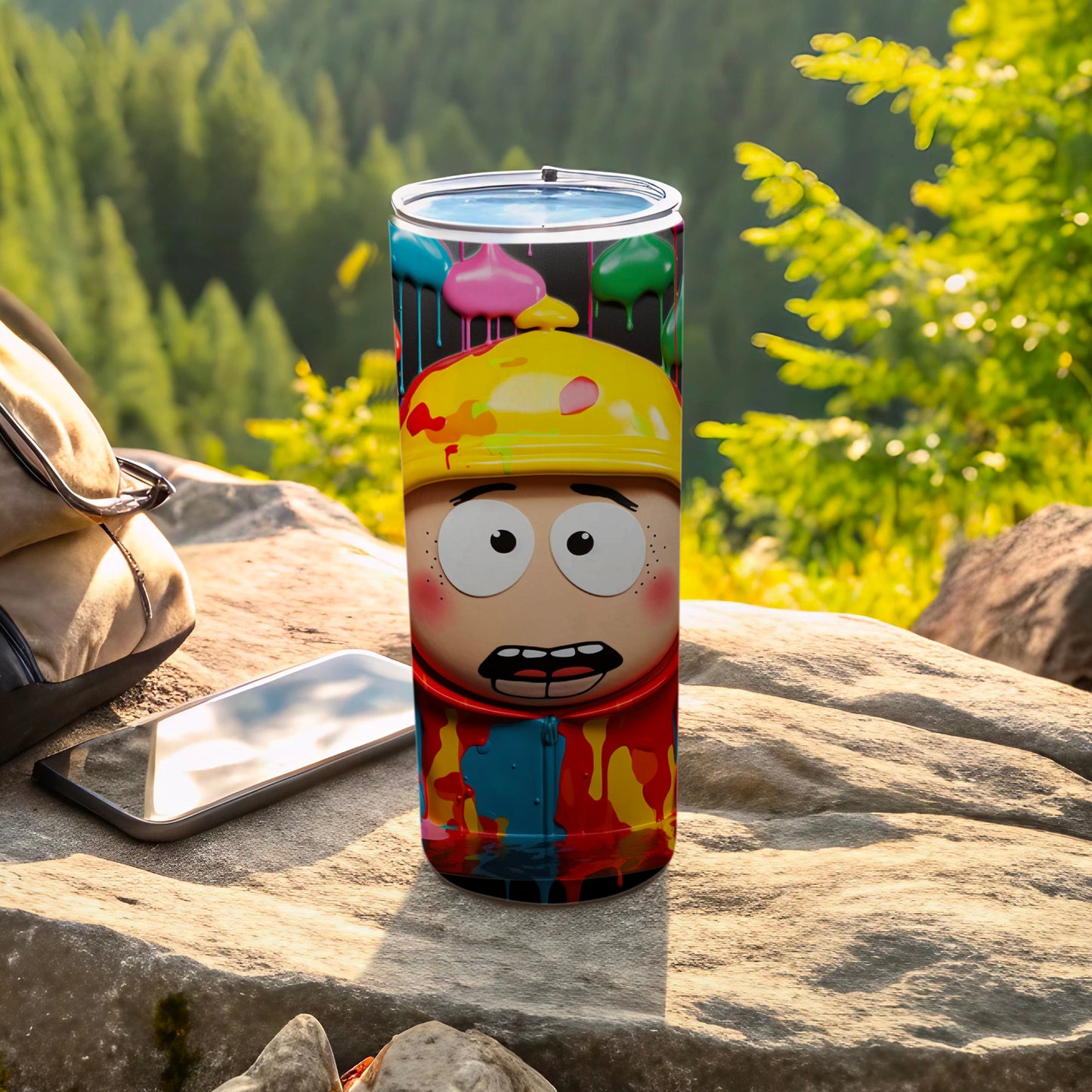 Cartoon Character Themed Colorful Drinkware Tumbler
