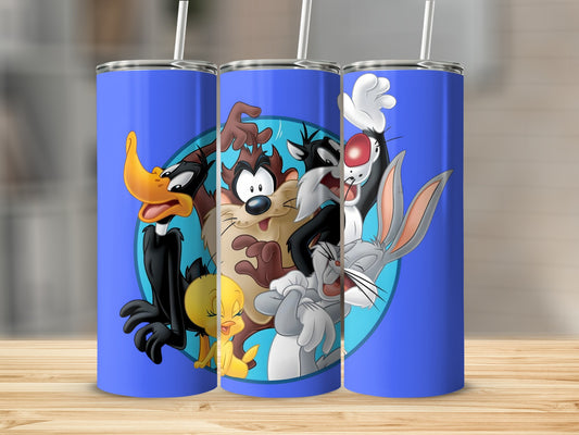 Classic Cartoon Characters Insulated Tumbler