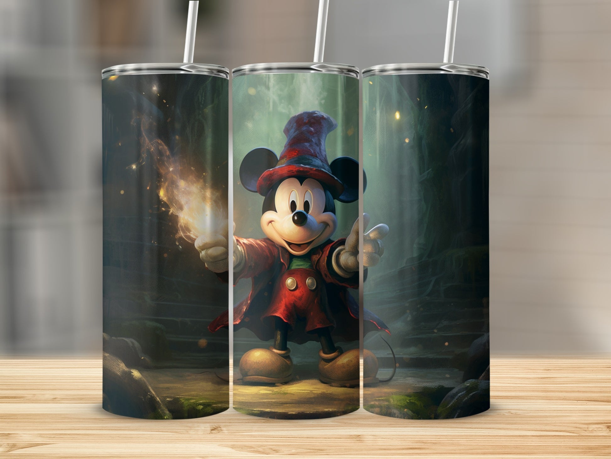 Sorcerer Mickey Mouse Tumbler with Magic Effect
