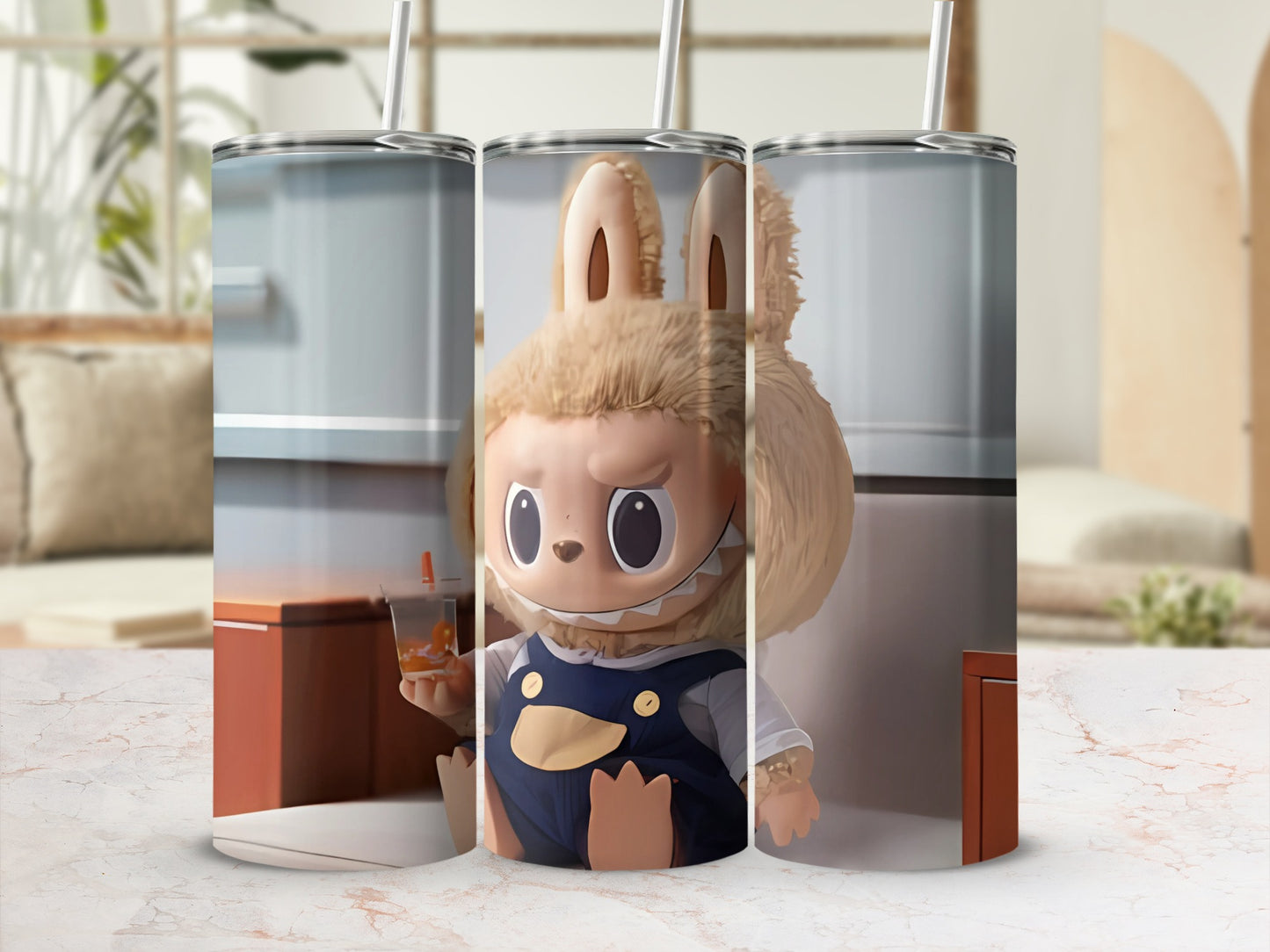 Cute Cartoon Character Tumbler for Kids and Adults
