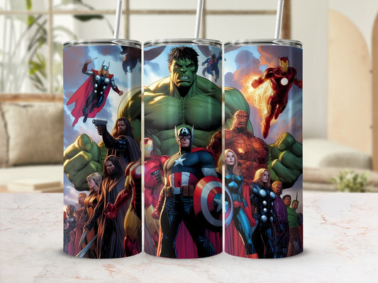 Marvel Superheroes Stainless Steel Tumbler Cup