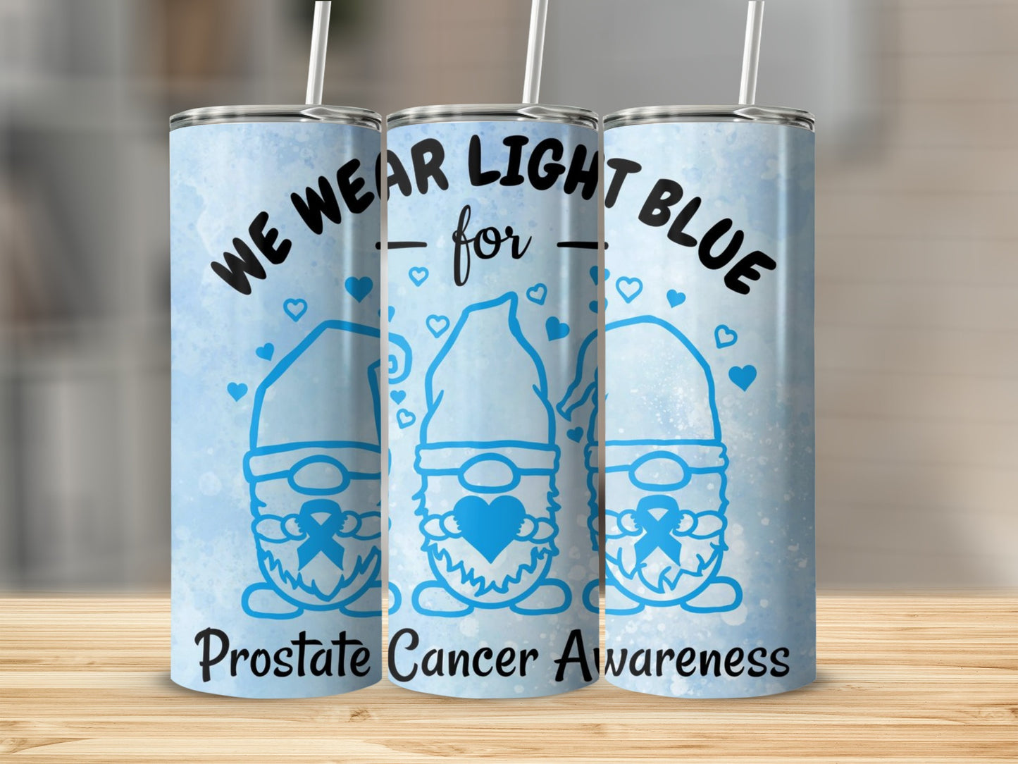 We Wear Light Blue For Prostate Cancer Awareness Cup