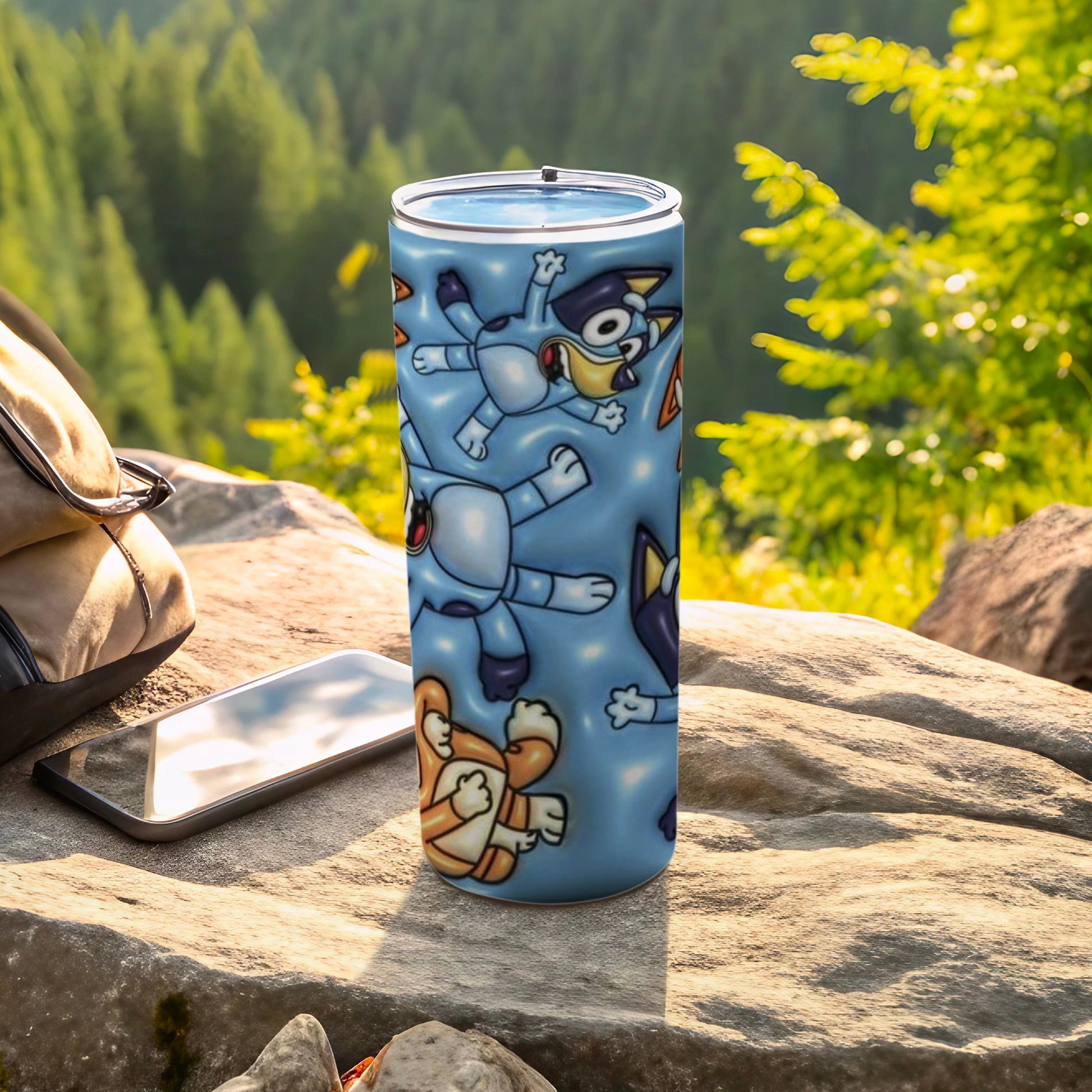 Fun Cartoon Characters Patterned Tumbler product