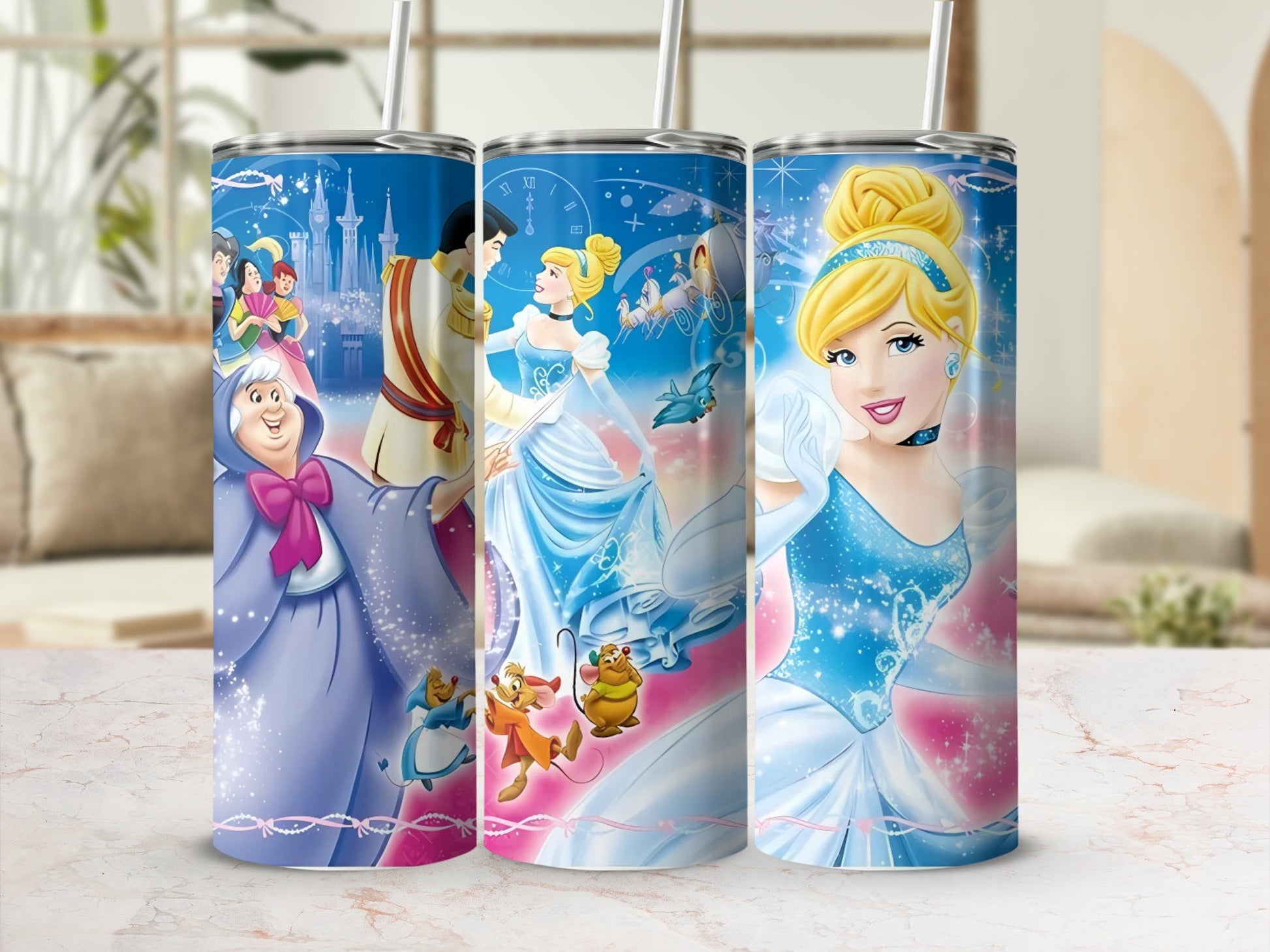 Fairy Tale Princess Character Themed Drinkware Cups