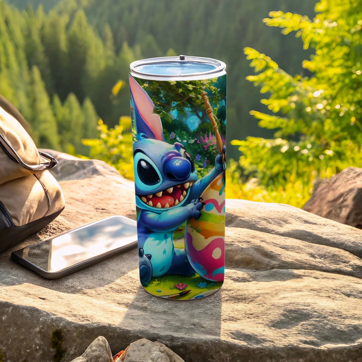 Cute Alien Character Easter Egg Design Tumbler