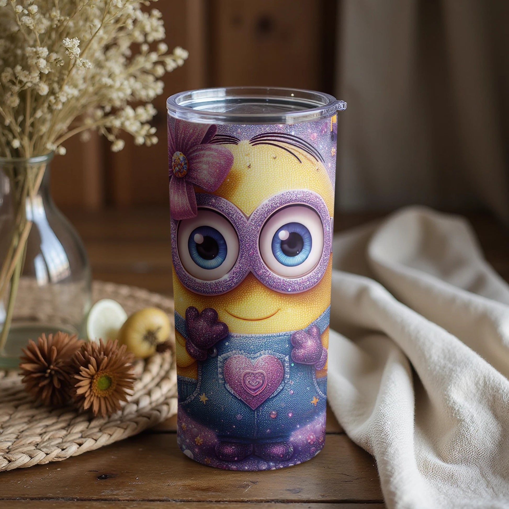Cute Cartoon Character Design Insulated Tumbler