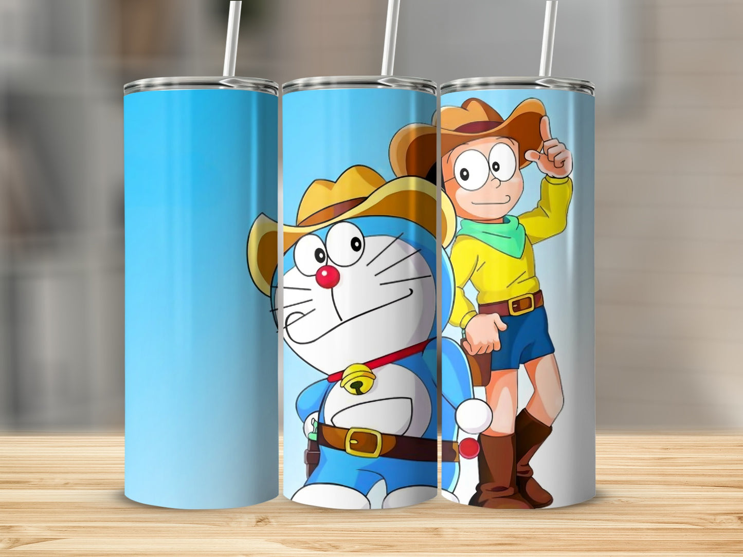 Cowboy Character Design Tumbler Drinkware