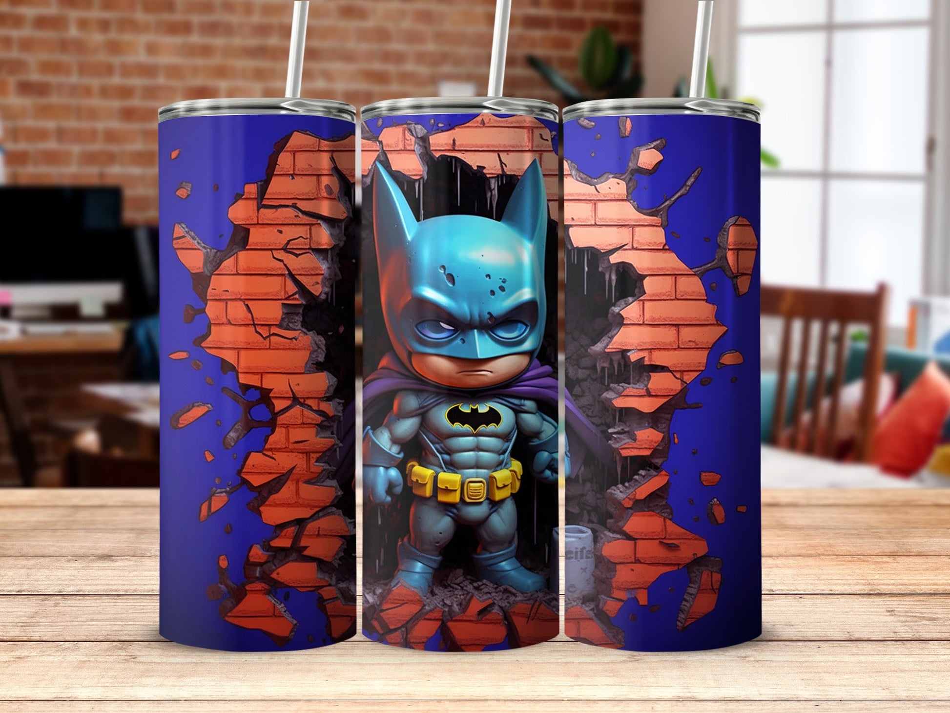 Superhero Breakthrough Graphic Insulated Tumbler