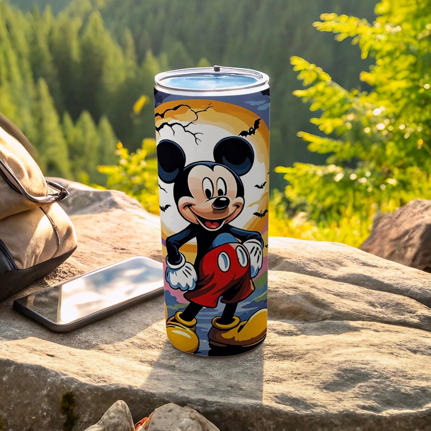 Cartoon Mouse Character Design Travel Cup