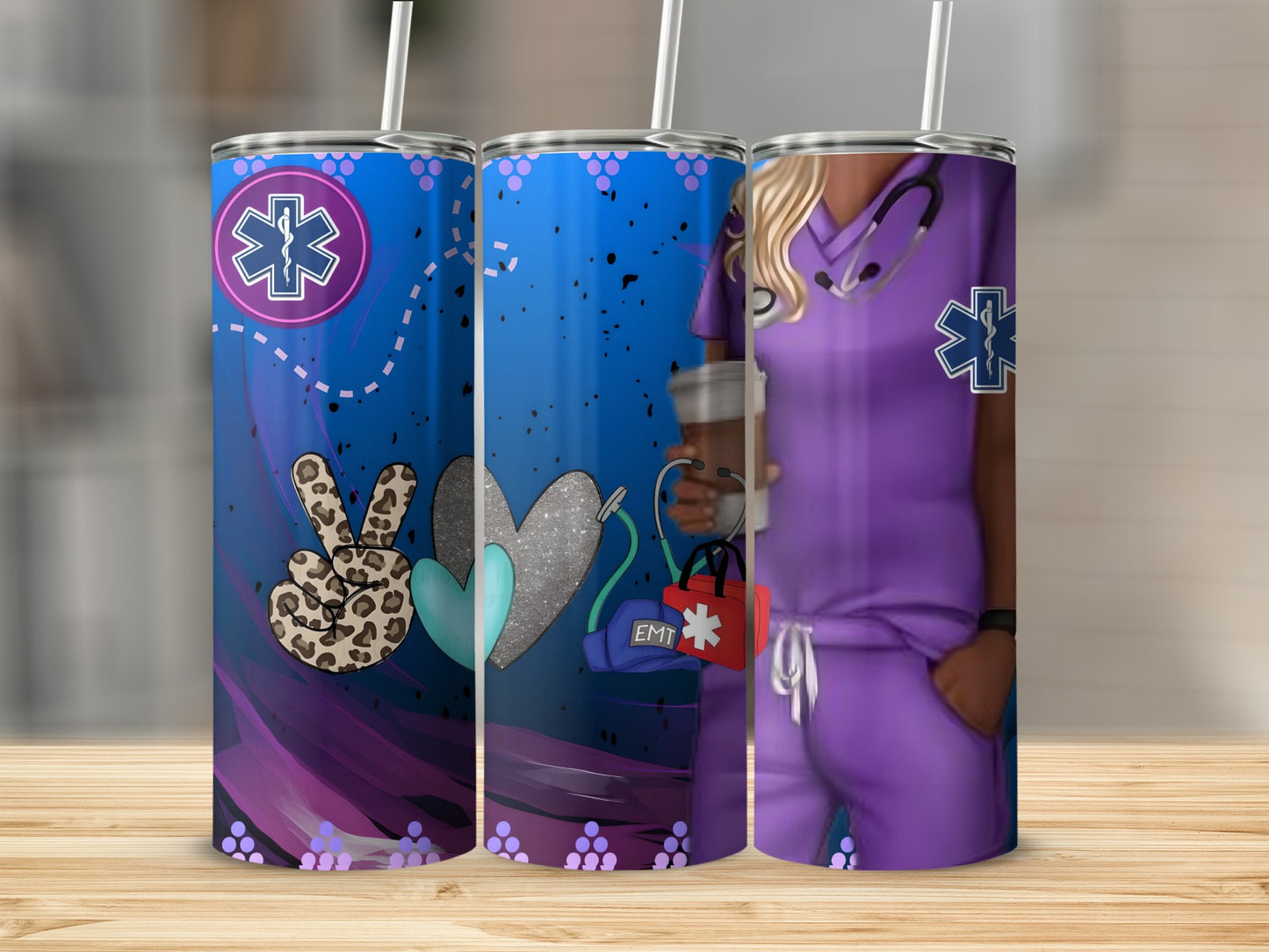 Paramedic Design Insulated Tumblers for Healthcare Workers