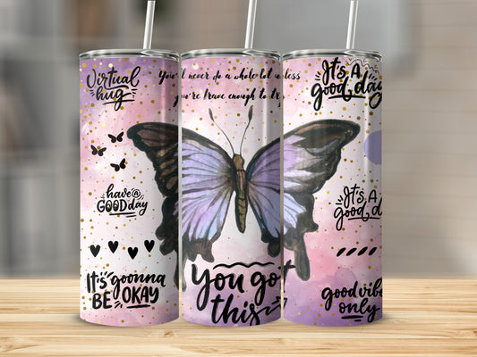 Inspirational Butterfly Themed Drinkware
