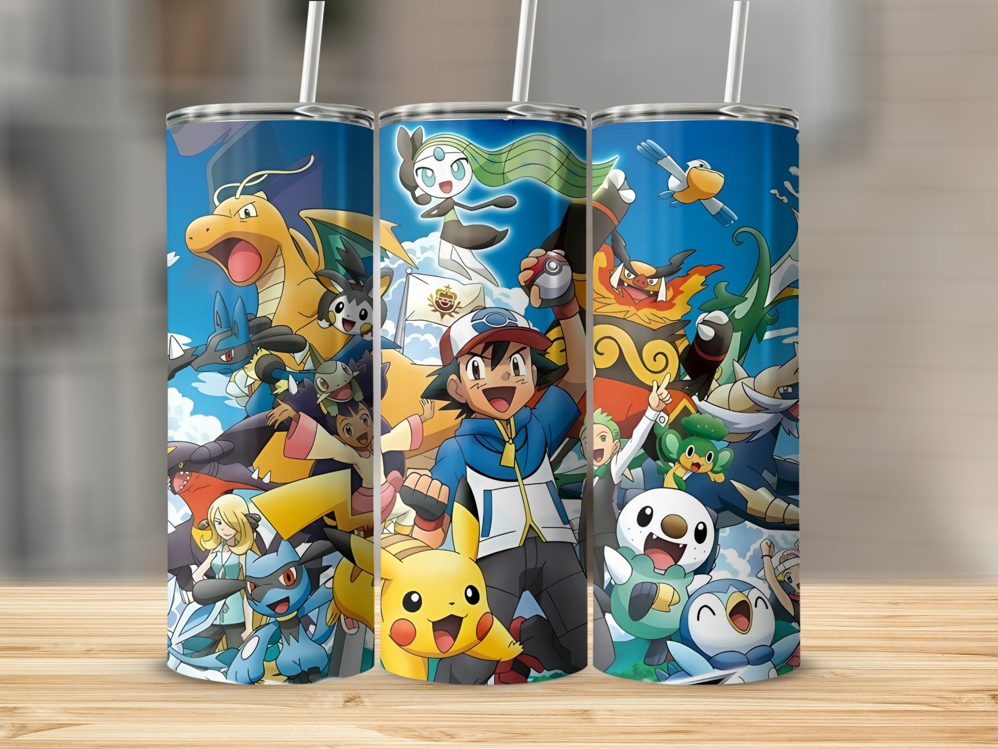 Colorful Cartoon Characters Insulated Tumbler Cup