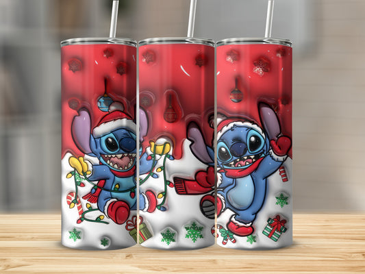 Christmas Themed Cartoon Character Tumbler Product
