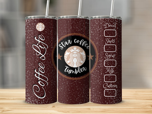 Coffee Life Star Coffee Reusable Insulated Tumbler