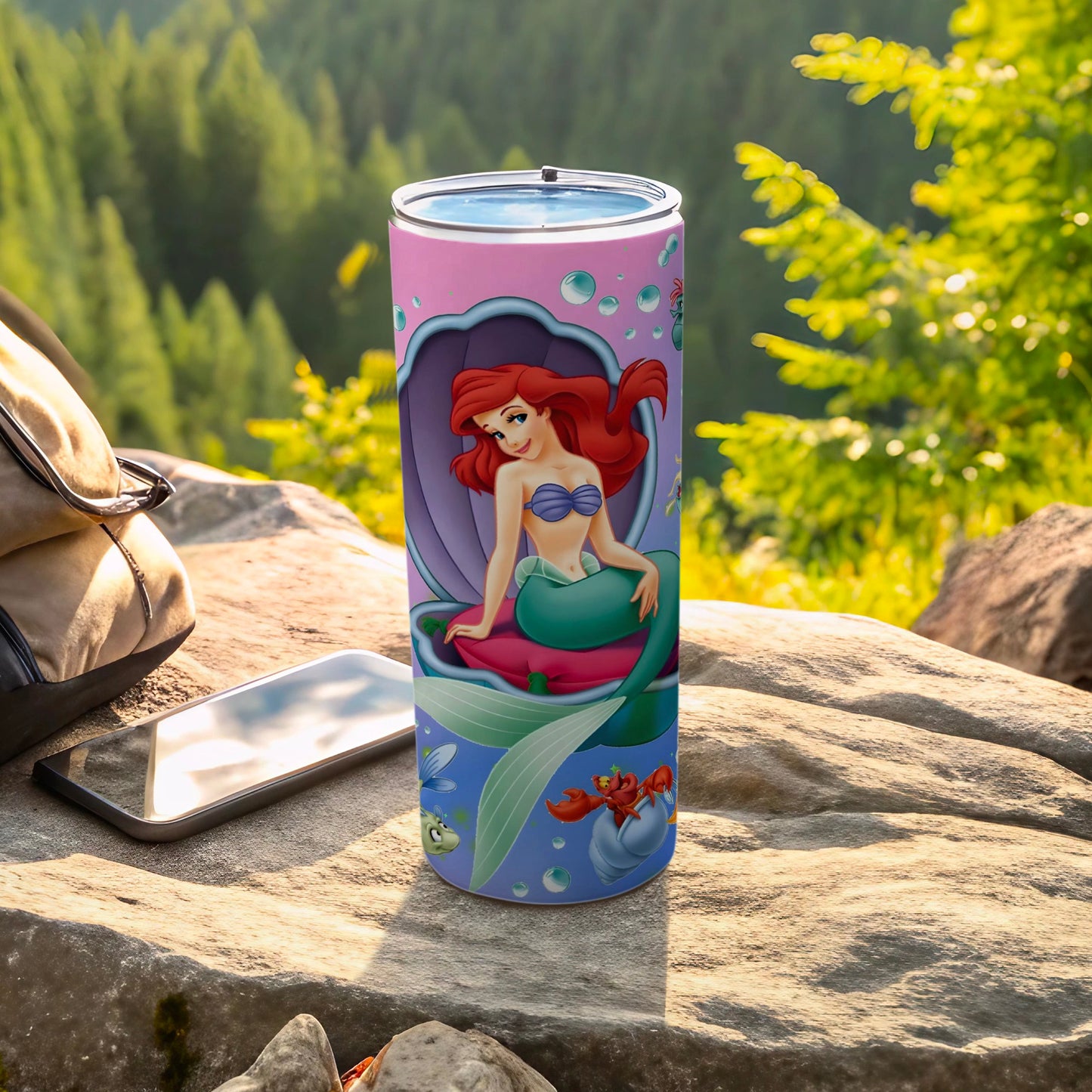 Mermaid Princess Insulated Tumbler for Hot Or Cold Drinks