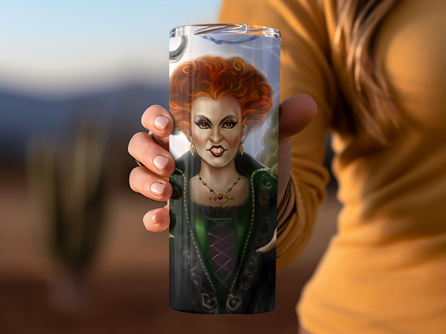 Halloween Witch Design Insulated Tumbler Cup