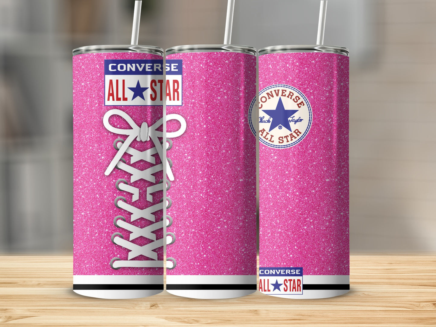 Pink Glitter CONVERSE ALL STAR Laces Design product type
