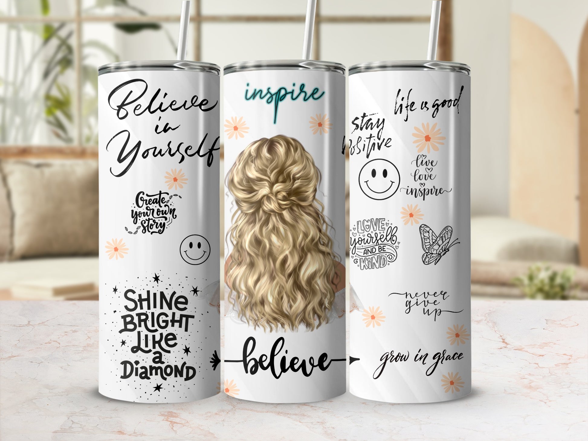 Motivational Inspirational Quotes Design Tumbler Product