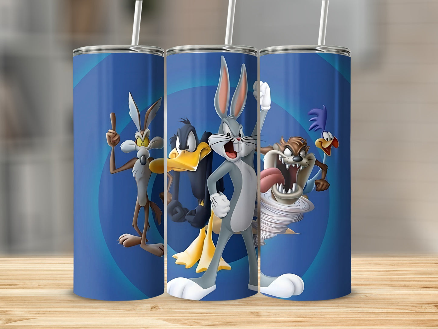 Funny Cartoon Characters Tumbler Travel Mug Accessory