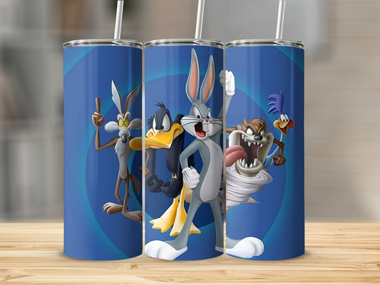 Funny Cartoon Characters Tumbler Travel Mug Accessory