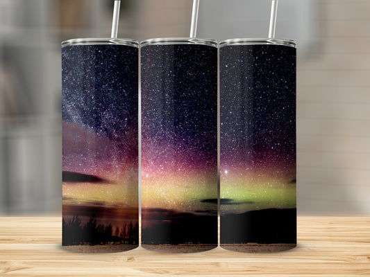 Stunning Starry Night Sky Themed Tumbler Product