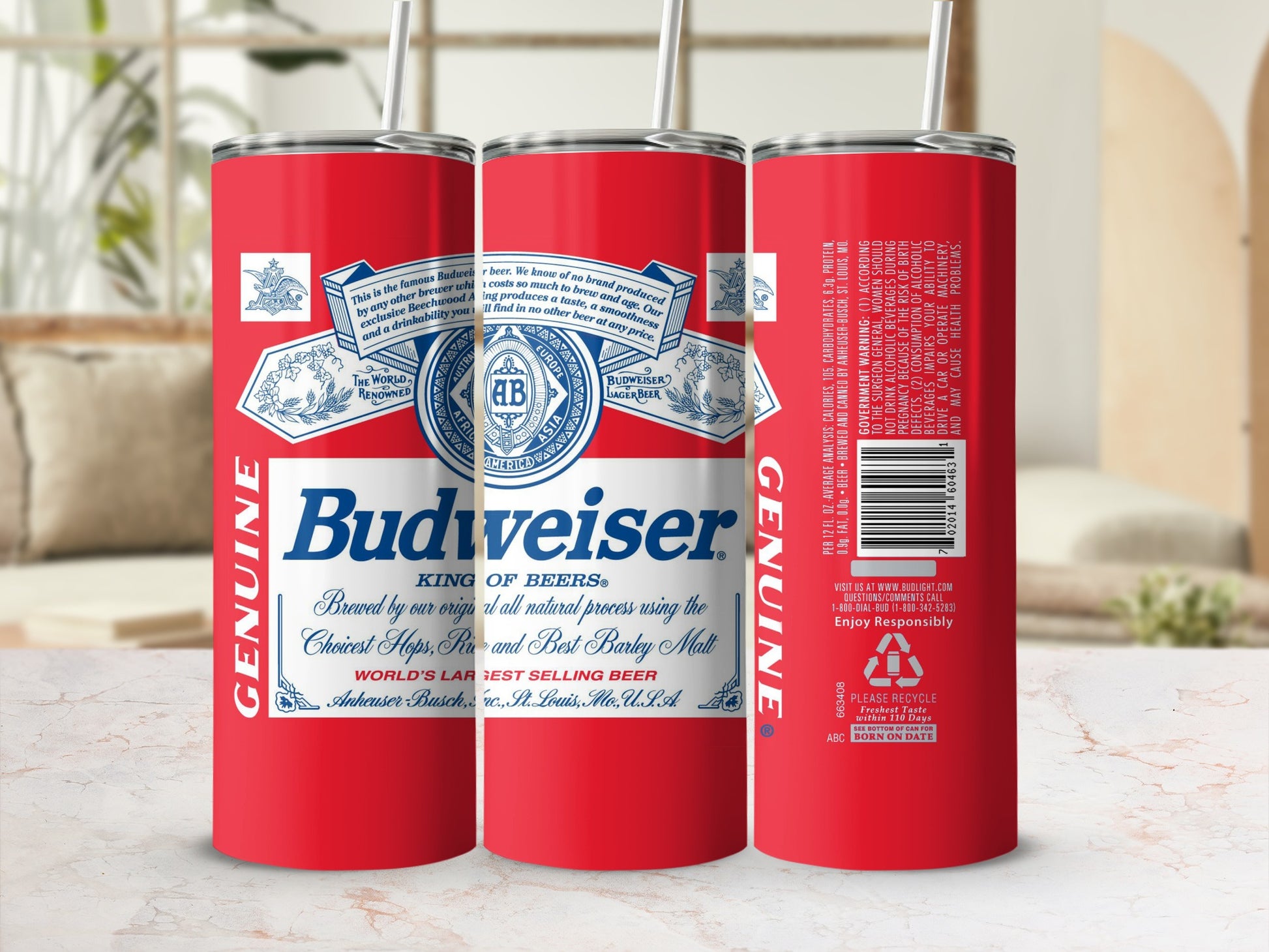 Budweiser King of Beers Genuine The World Renowned product type