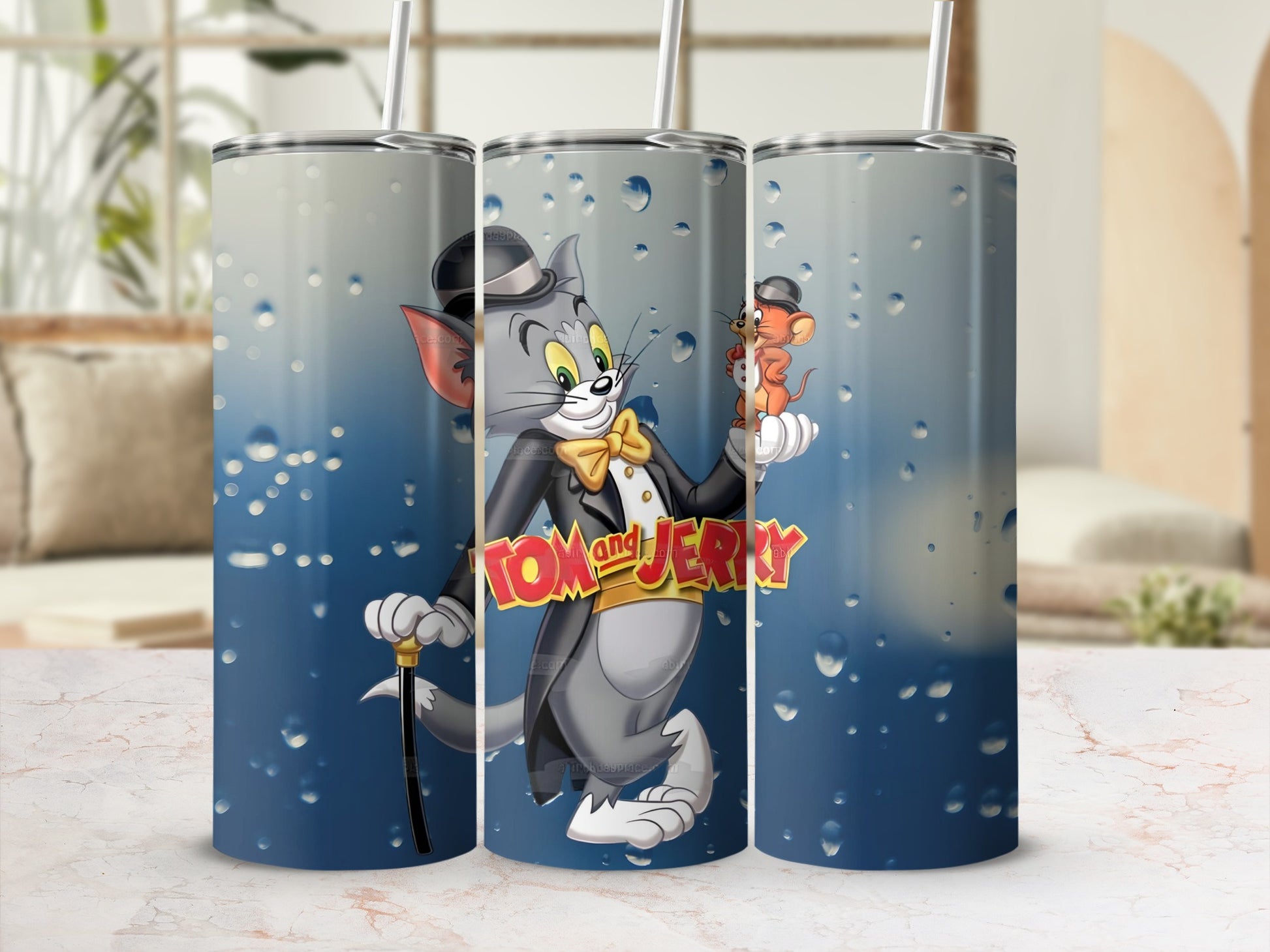 Tom and Jerry Tumbler cartoon character drinkware
