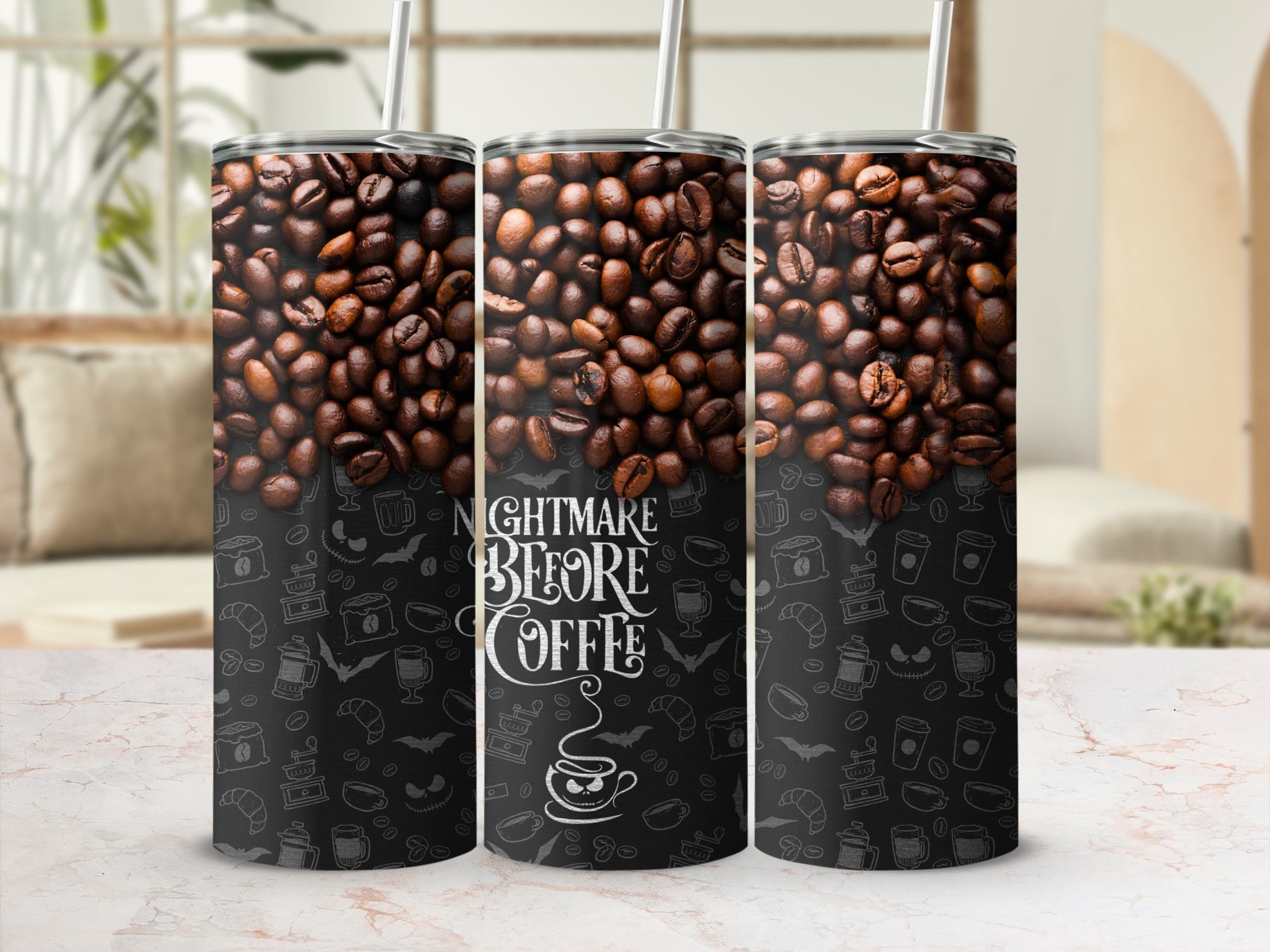 Coffee Beans Nightmare Before Coffee Tumbler product type
Coffee Beans
Nightmare Before Coffee
Tumbler
Halloween Theme
Coffee Lover
Insulated Cup
Spooky Drinkware
Bean Pattern
Travel Mug
Gothic Coffee
Beverage Holder
Dark Roast Design
Bat Illustrations
JackOLantern Art
Coffee Skull
Morning Ritual
Coffee Gift
Hot Drinks
Cold Drinks
Unique Tumbler