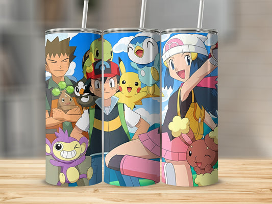 Anime Characters and Creatures Themed Tumbler