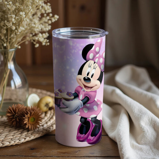Cute Minnie Mouse Tumbler for Kids and Fans