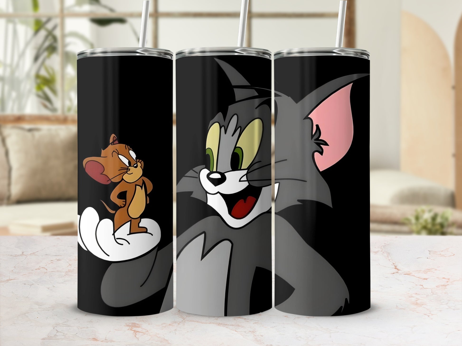 Tom and Jerry Characters Artwork Tumbler Product