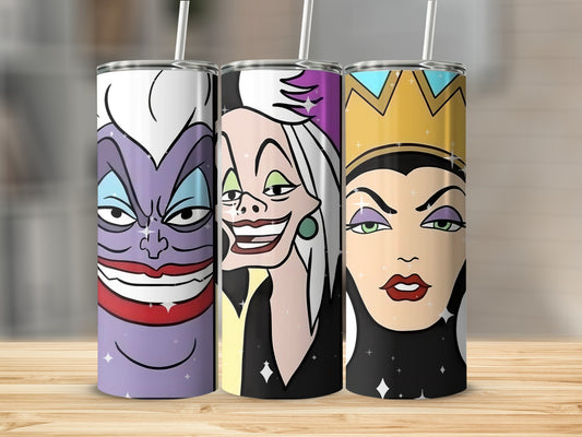 Villain Character Insulated Stainless Steel Tumbler