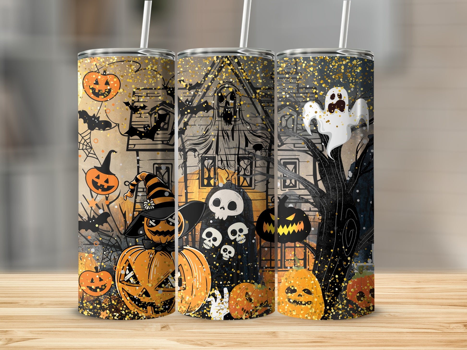 Spooky Halloween Themed Sublimation Tumblers Product