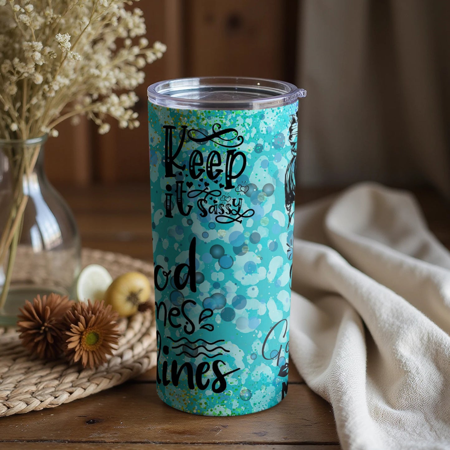 Keep it Sassy Good Vibes Only Tumbler Cup Product