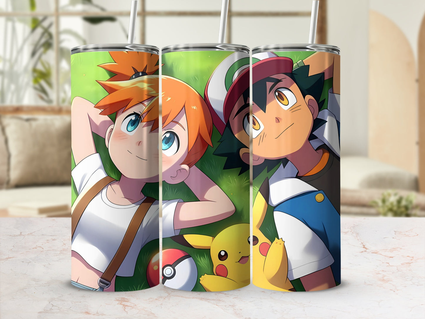 Cute Anime Characters Stainless Steel Tumbler Cups