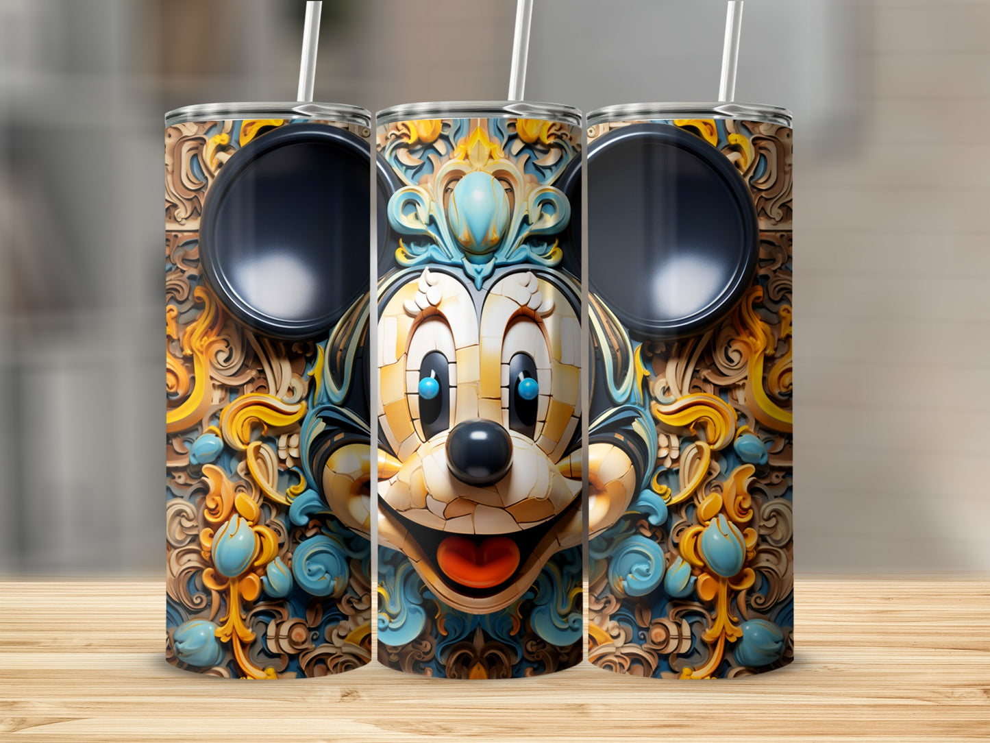 Whimsical Character Art Insulated Tumbler