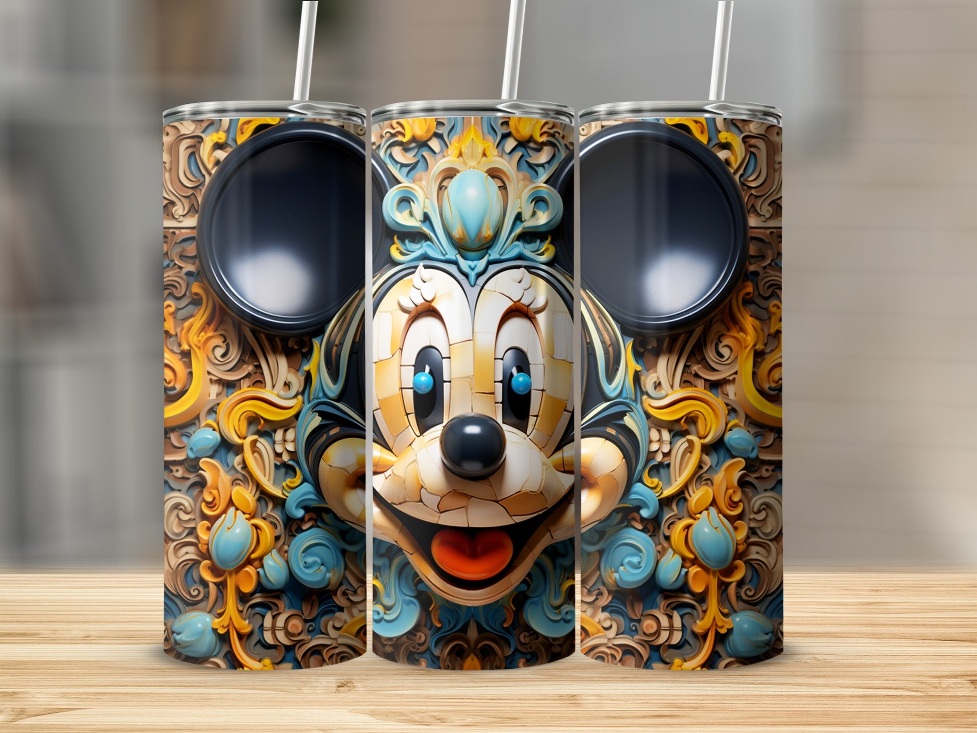 Whimsical Character Art Insulated Tumbler
