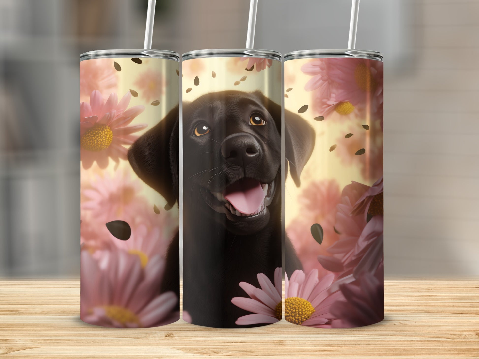 Joyful Black Labrador Pup Pink Blossoms Pet Lover product type
Black Labrador, Labrador Puppy, Happy Dog, Pet Lover, Dog Lover Gift, Pink Flowers, Floral Design, Tumbler Cup, Insulated Drinkware, Animal Art, Cute Dog Print, Spring Theme, Black Lab, Dog Parent, Retriever Dog, Pet Design, Unique Gift, Canine Art, Happy Pet, Blossoms