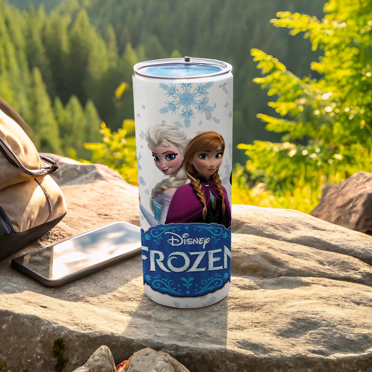 Disney Frozen Tumbler with Elsa and Anna Design