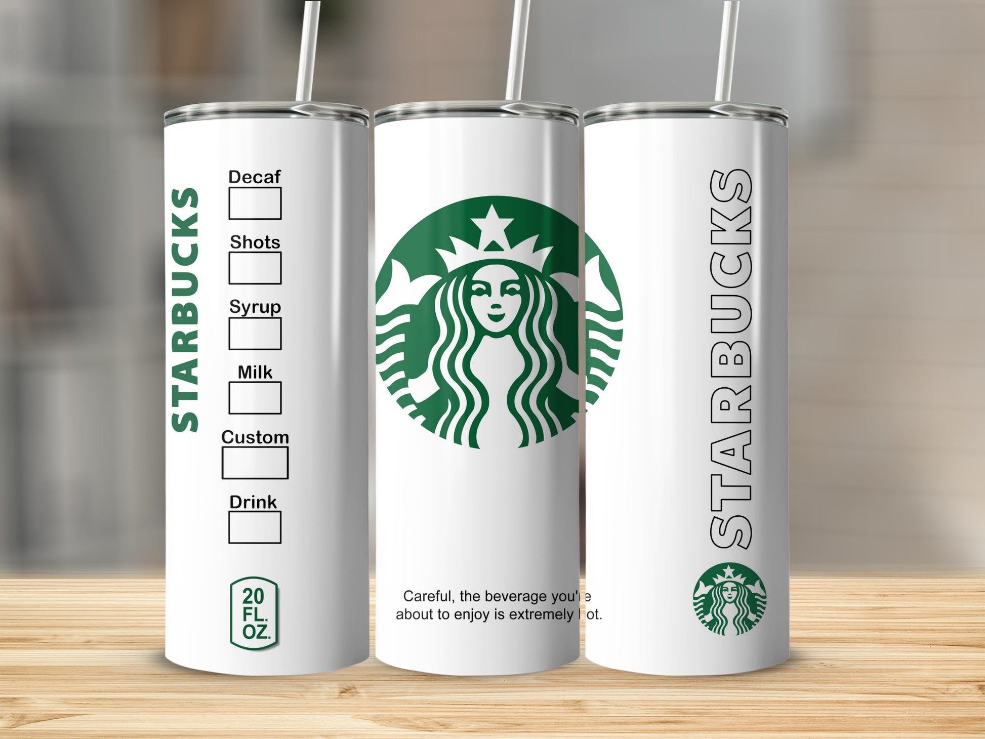 STARBUCKS 20 FL OZ Decaf Shots Milk Custom Drink product type