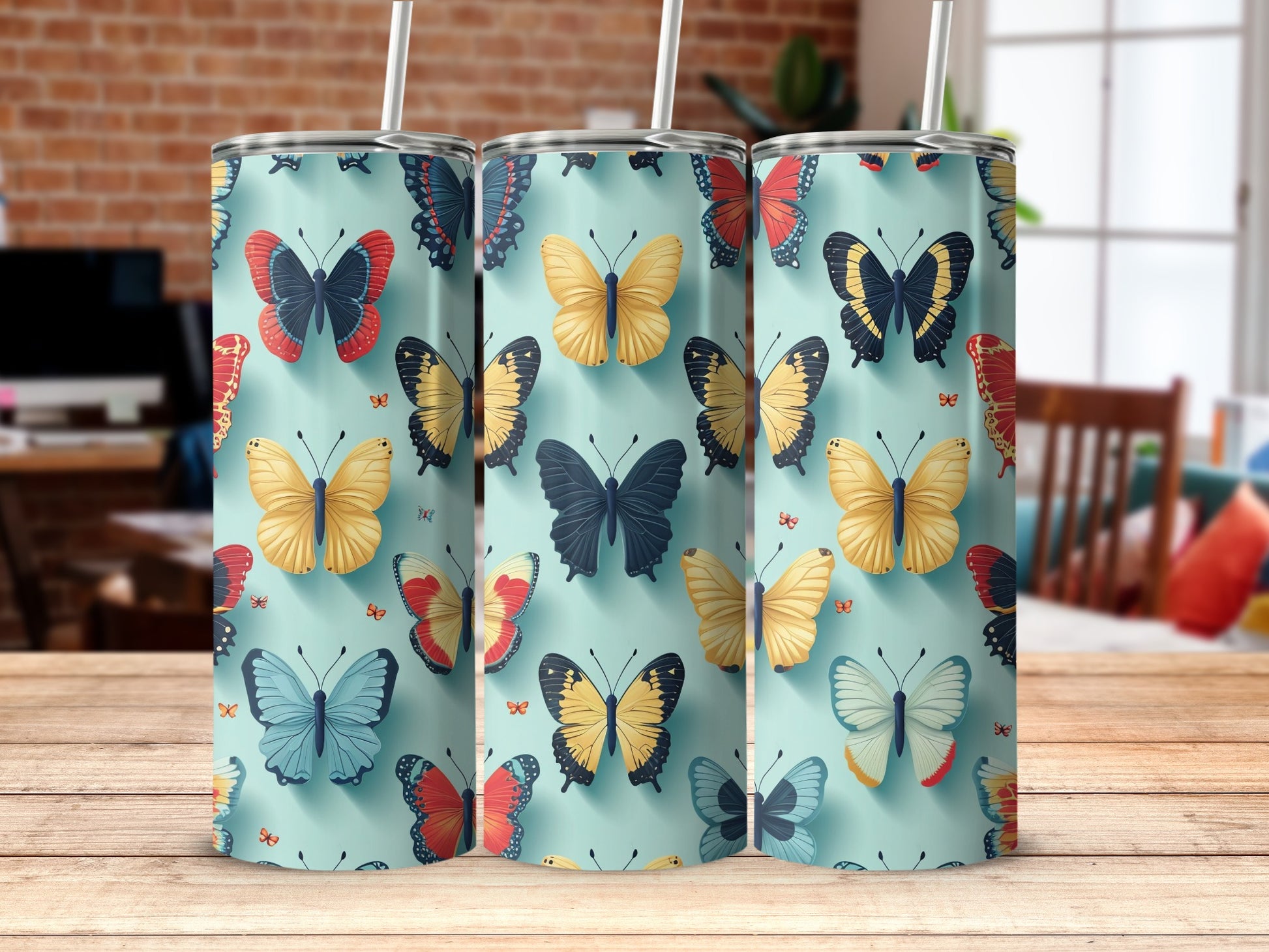 Colorful Butterfly Pattern Design Tumbler product type
Butterfly, Butterflies, Colorful, Vibrant, Nature, Insect, Winged, Pattern, Design, Tumbler, Drinkware, Beverage, Travel Mug, Gift Idea, Home Decor, Cute, Unique, Aesthetic, Spring, Summer