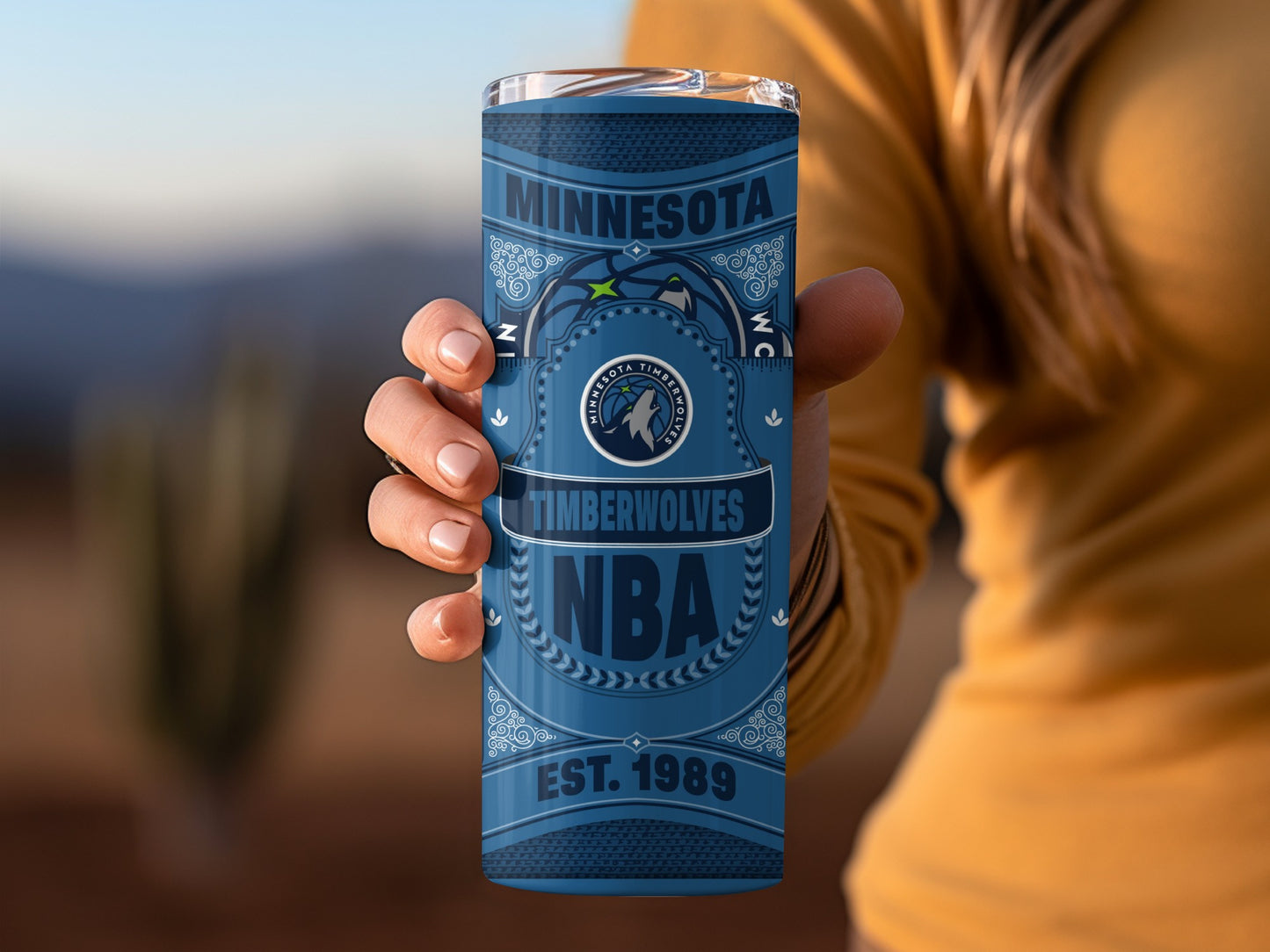 Minnesota Timberwolves NBA Basketball Team Design Tumbler