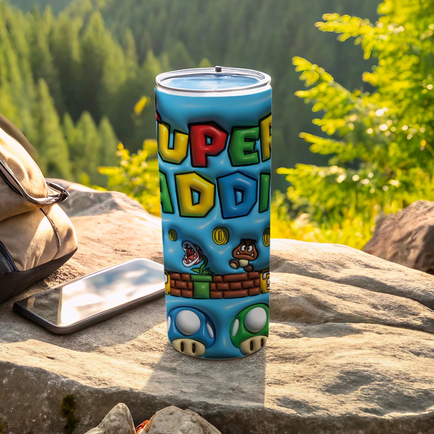 Super Mario Inspired Colorful Tumbler Drinkware
