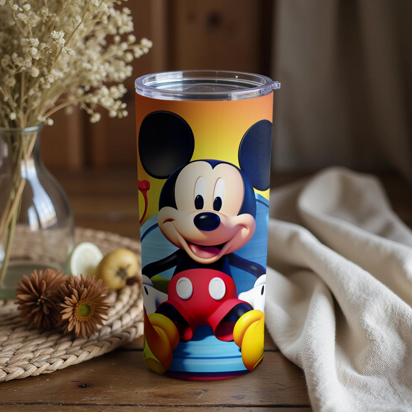 Cute Mickey Mouse Character Themed Tumbler for Fun