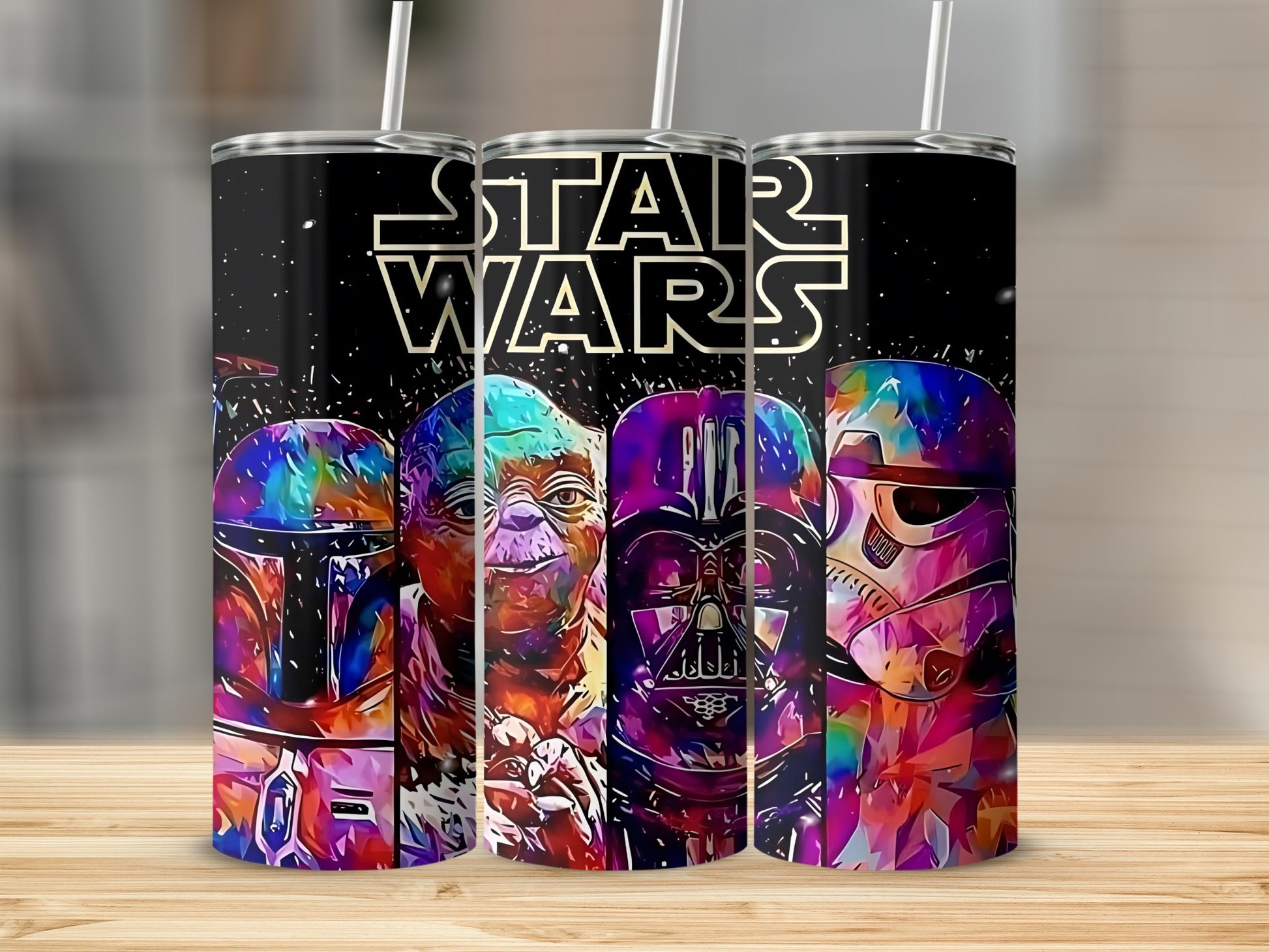 Star Wars Colorful Character Abstract Art product type