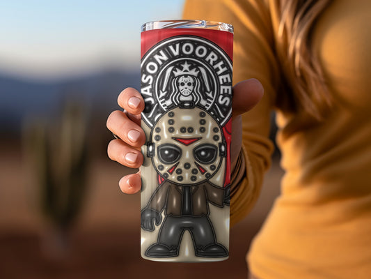 Jason Voorhees Horror Character Tumbler Cup