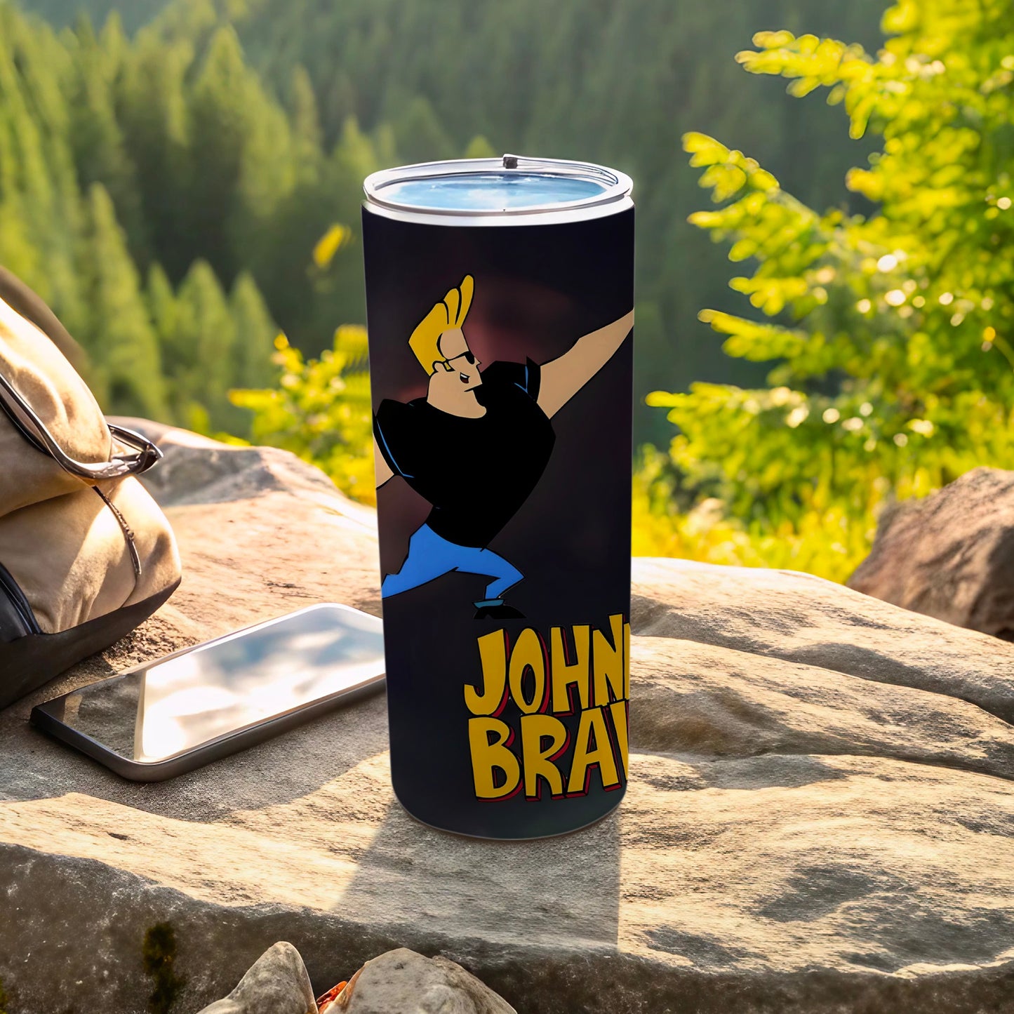 John Bravo Cartoon Character Tumbler Travel Mug