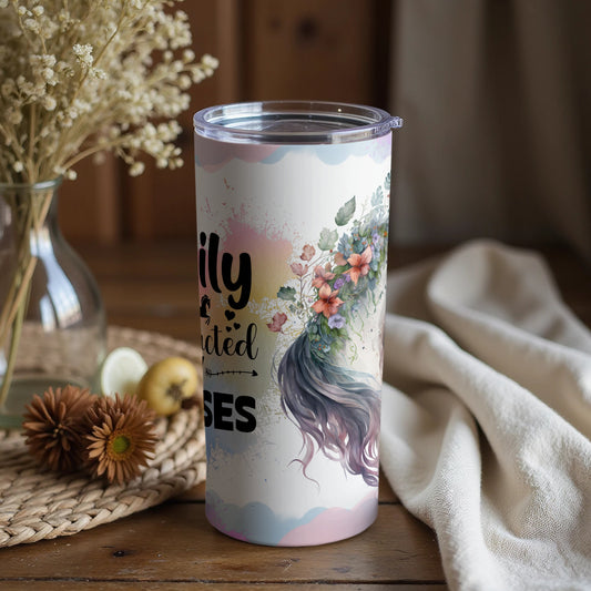 Family First Hair Lover Floral Designed Tumbler